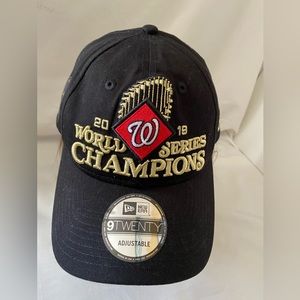NWT Washington Nationals 2019 World Series Champions New Era Hat Cap 9twenty